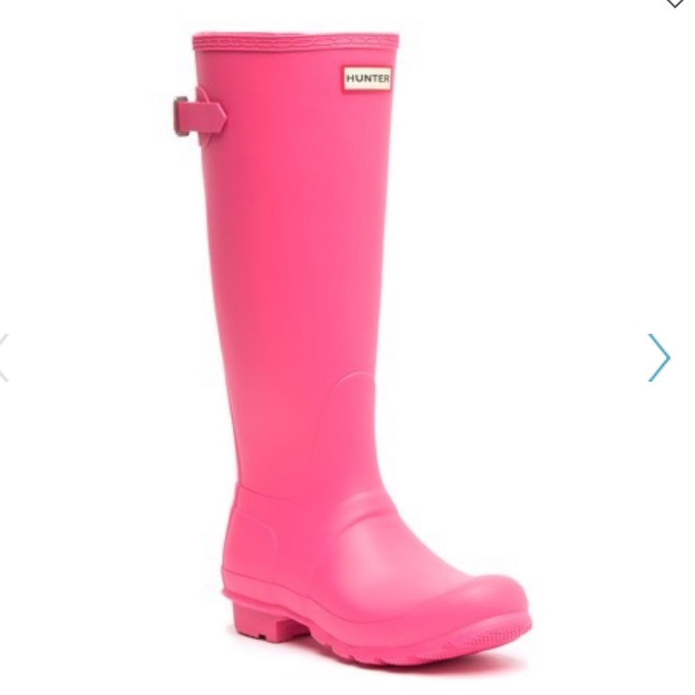 Pink Original Tall Hunter Rain Boots